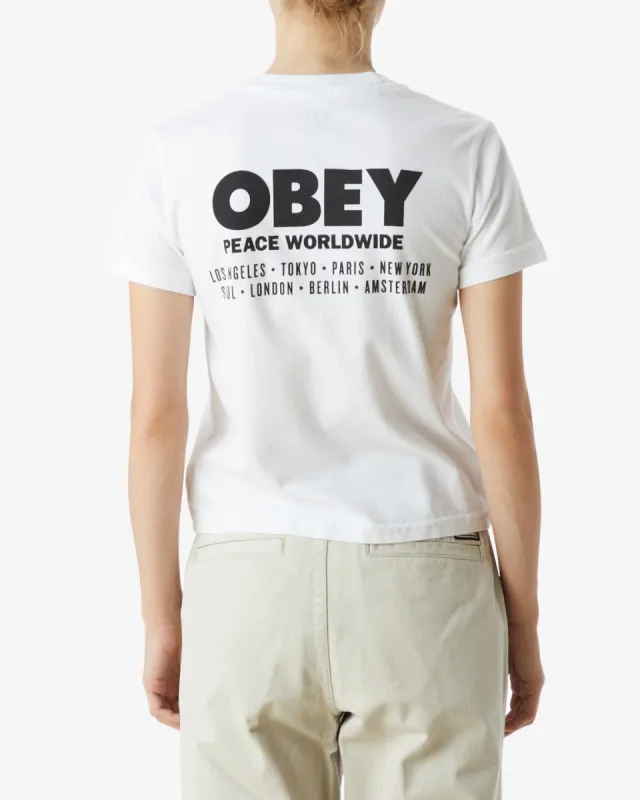 PEACE WORLDWIDE KAYLIN T-SHIRT sold by Obey