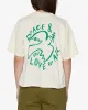 PEACE & LOVE FOR ALL DOVE RAEGAN T-SHIRT sold by Obey
