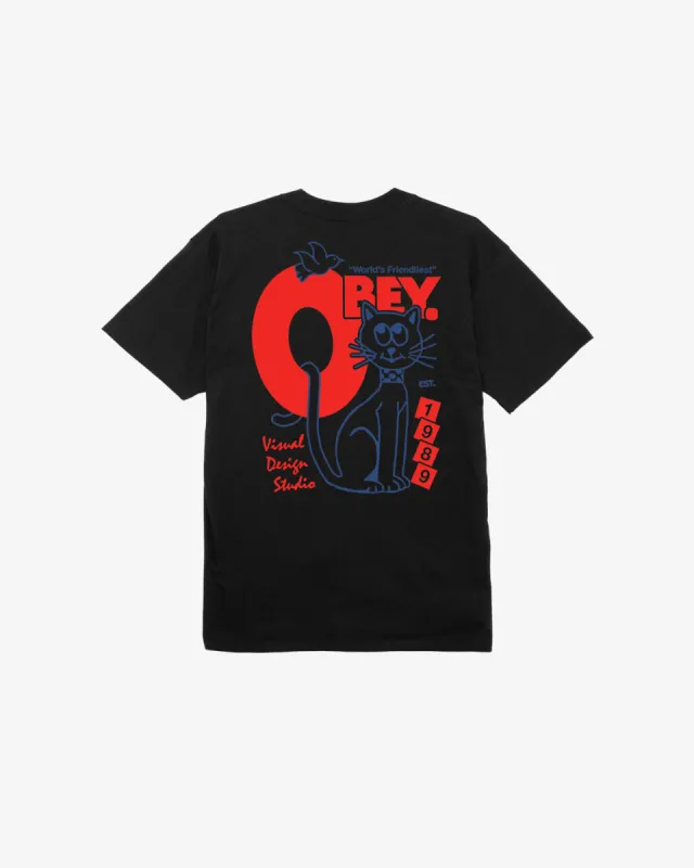 WORLDS FRIENDLIEST CLASSIC T-SHIRT sold by Obey
