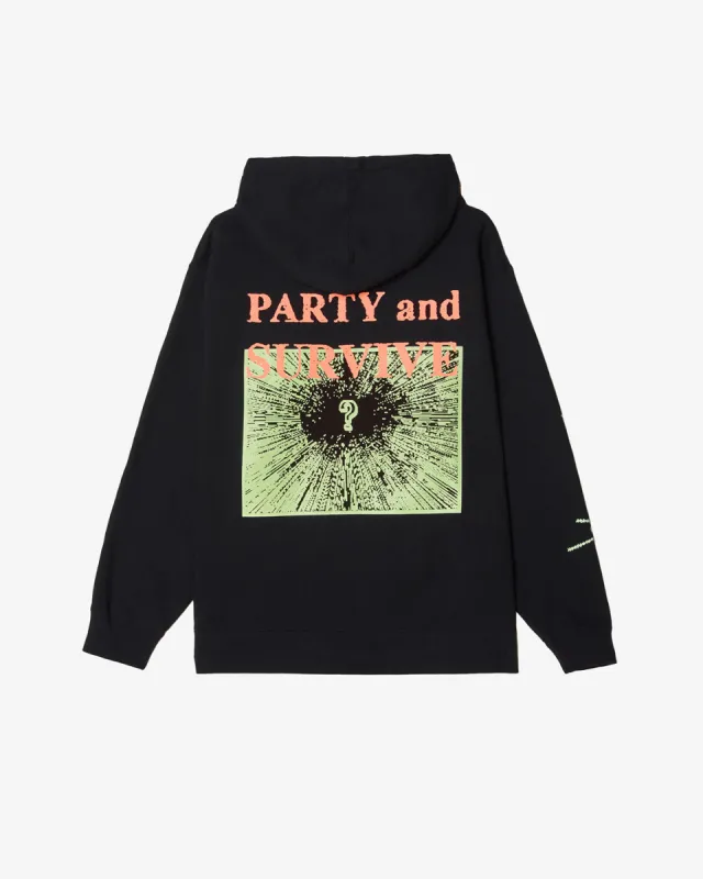 OBEY x KLASSE WRECKS PARTY & SURVIVE PULLOVER HOOD sold by Obey