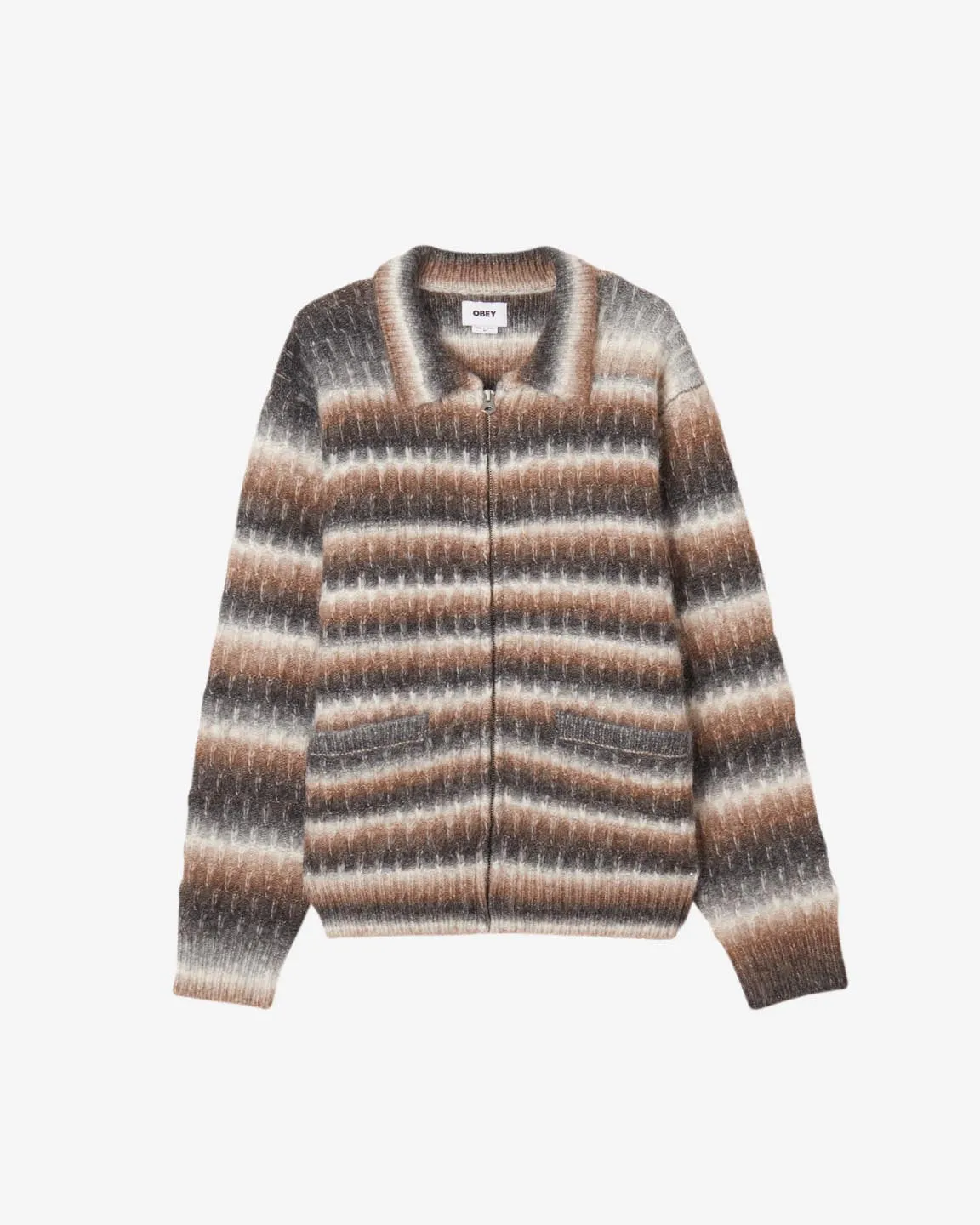 REGGIE ZIP UP CARDIGAN sold by Obey product image thumbnail 3