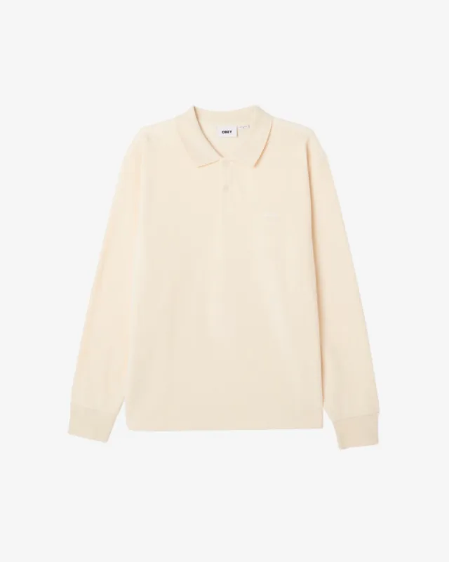 LOOP VELOUR LS POLO sold by Obey
