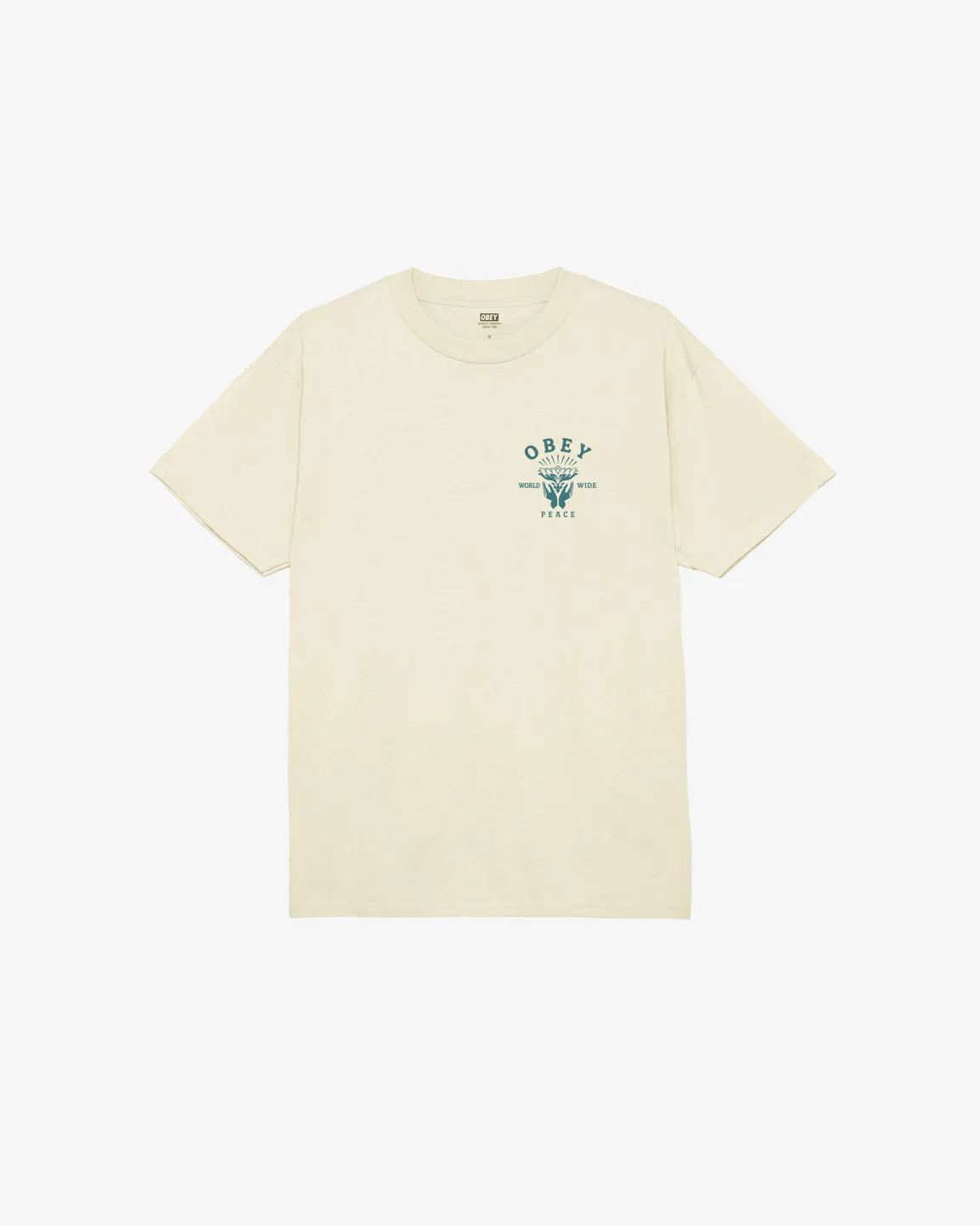 LOTUS WITH HANDS CLASSIC T-SHIRT sold by Obey product image thumbnail 4