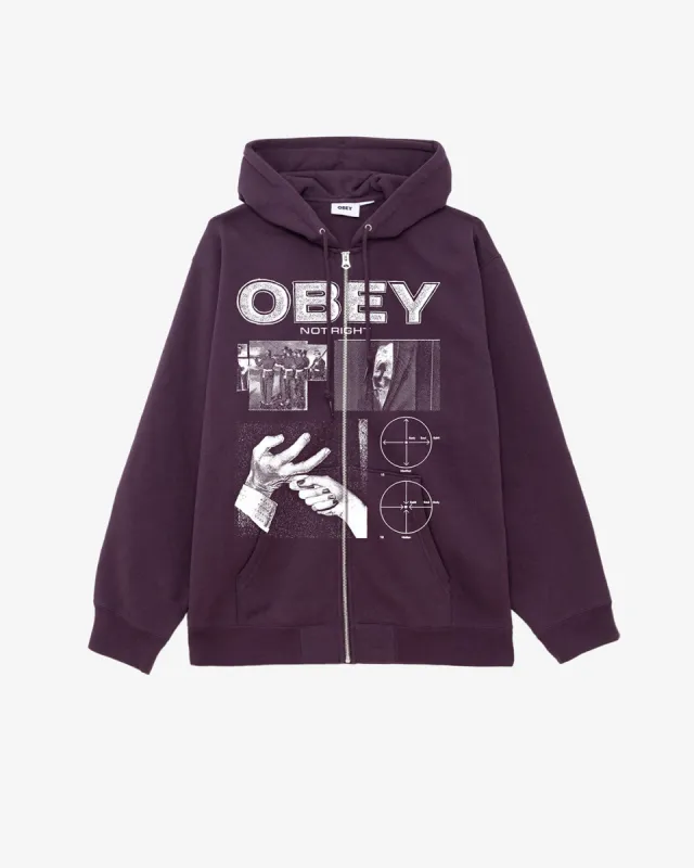 NOT RIGHT PREMIUM PULLOVER HOOD sold by Obey