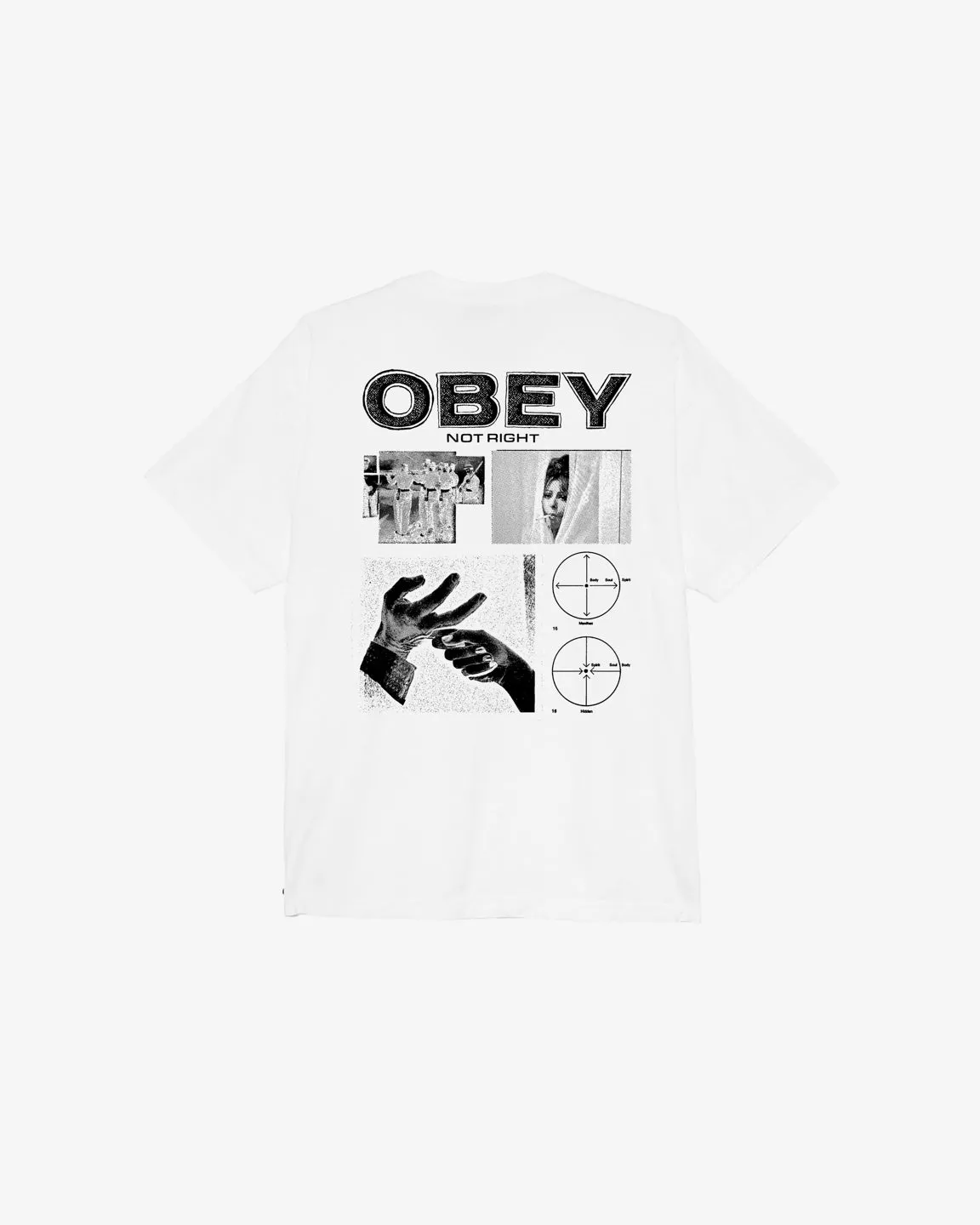 NOT RIGHT HEAVYWEIGHT T-SHIRT sold by Obey product image thumbnail 5