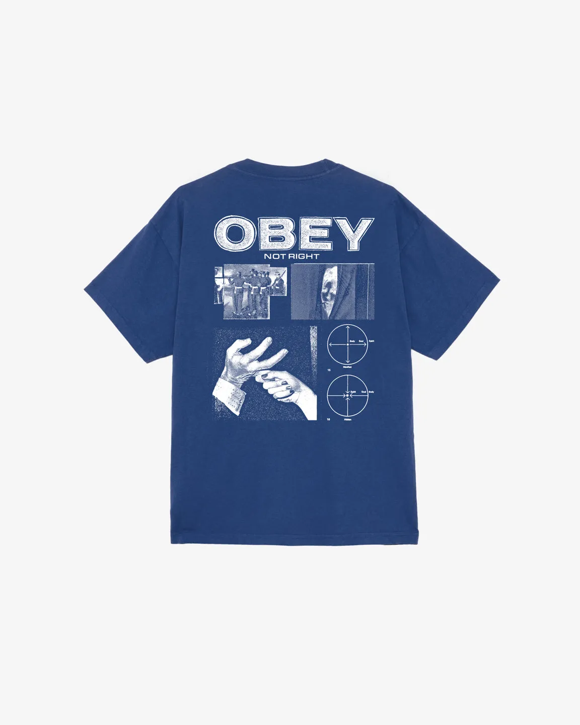 NOT RIGHT HEAVYWEIGHT T-SHIRT sold by Obey product image thumbnail 3