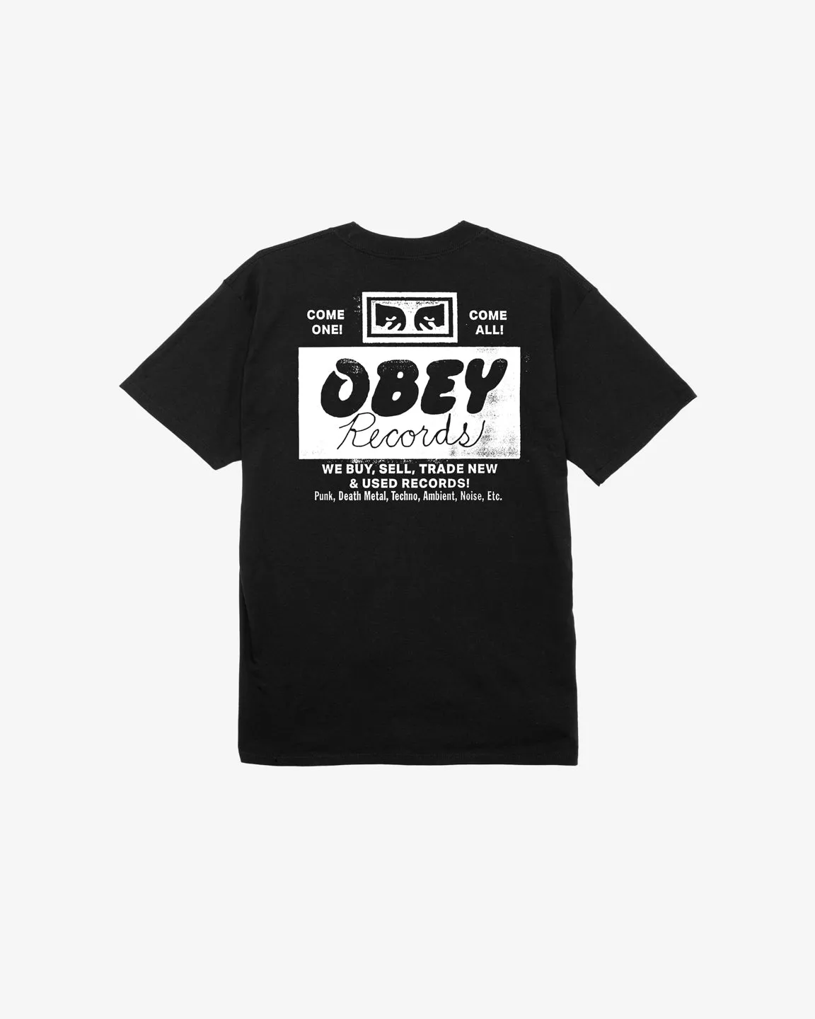 OBEY RECORDS BUY, SELL, TRADE CLASSIC T-SHIRT sold by Obey