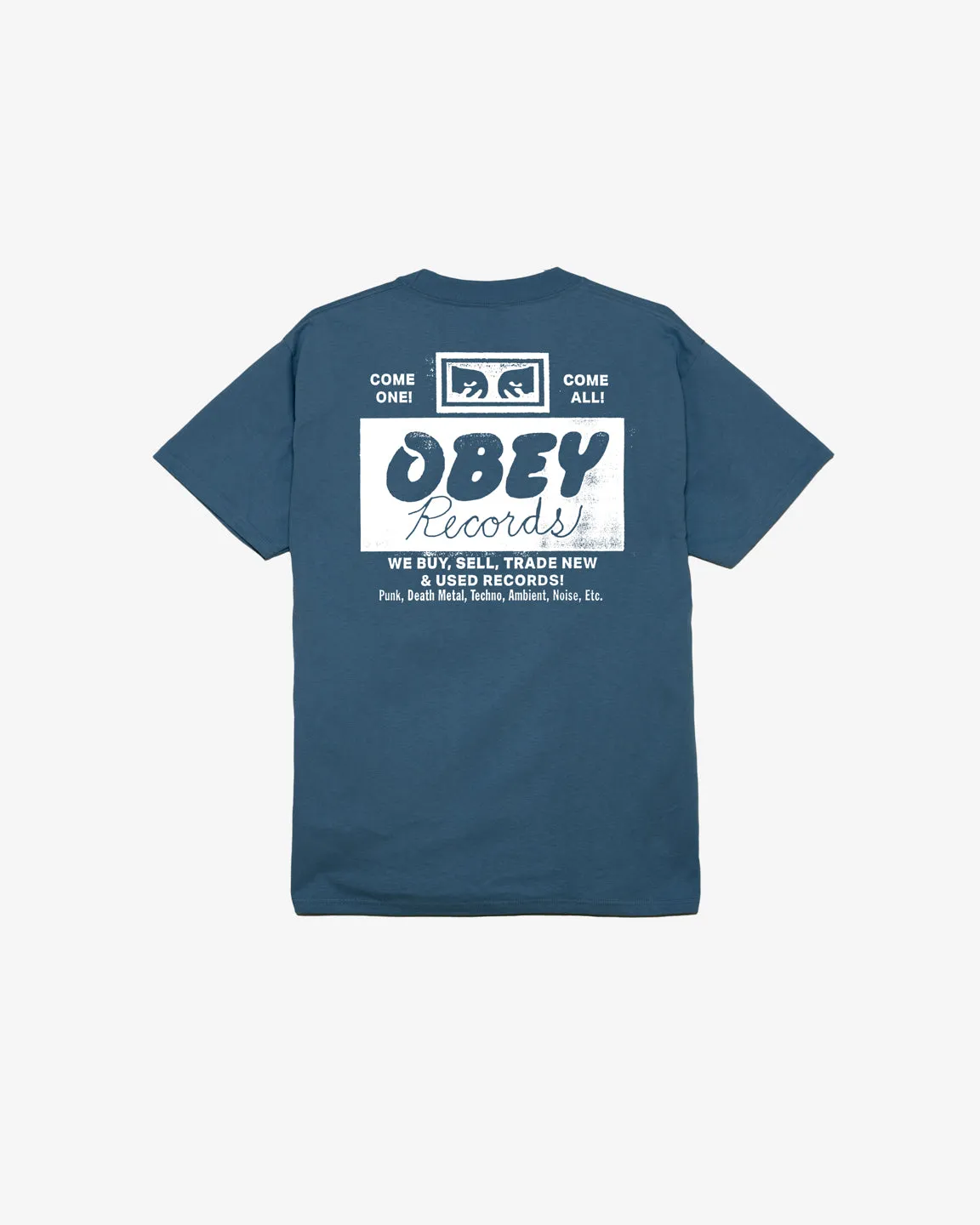OBEY RECORDS BUY, SELL, TRADE CLASSIC T-SHIRT sold by Obey product image thumbnail 3