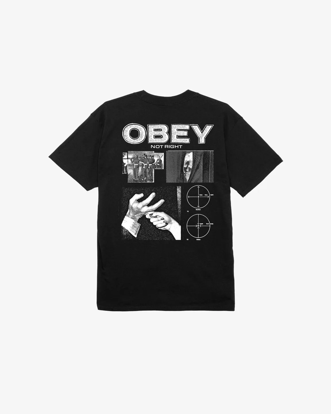 NOT RIGHT CLASSIC T-SHIRT sold by Obey