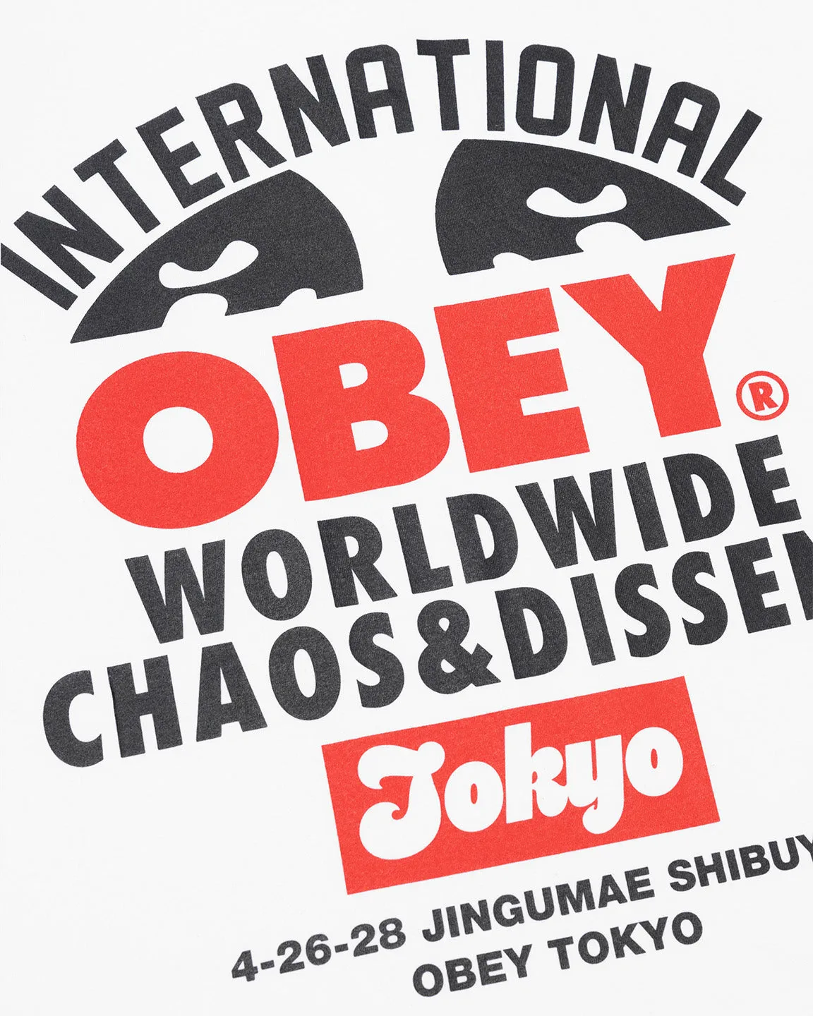 TOKYO INTERNATIONAL CUSTOM T-SHIRT sold by Obey product image thumbnail 3