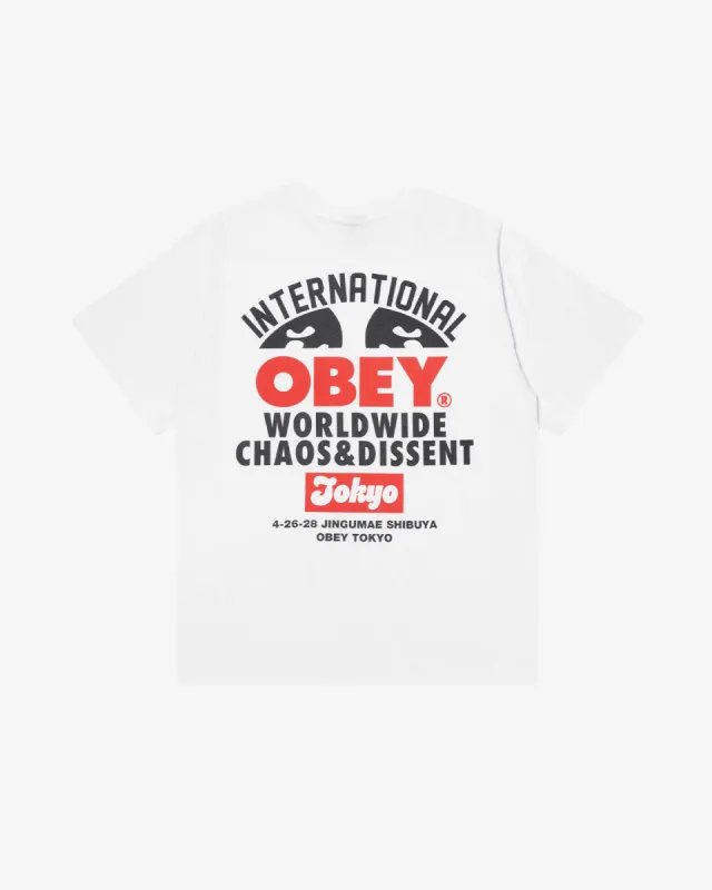 TOKYO INTERNATIONAL CUSTOM T-SHIRT sold by Obey