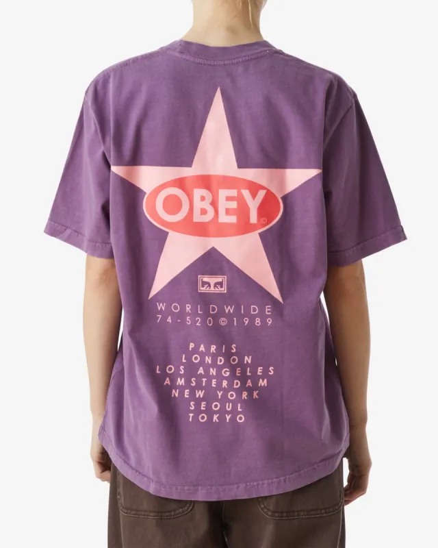 STARDOM MAXINE PIGMENT T-SHIRT sold by Obey
