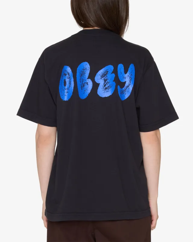 STIPPLED MAXINE PIGMENT T-SHIRT sold by Obey