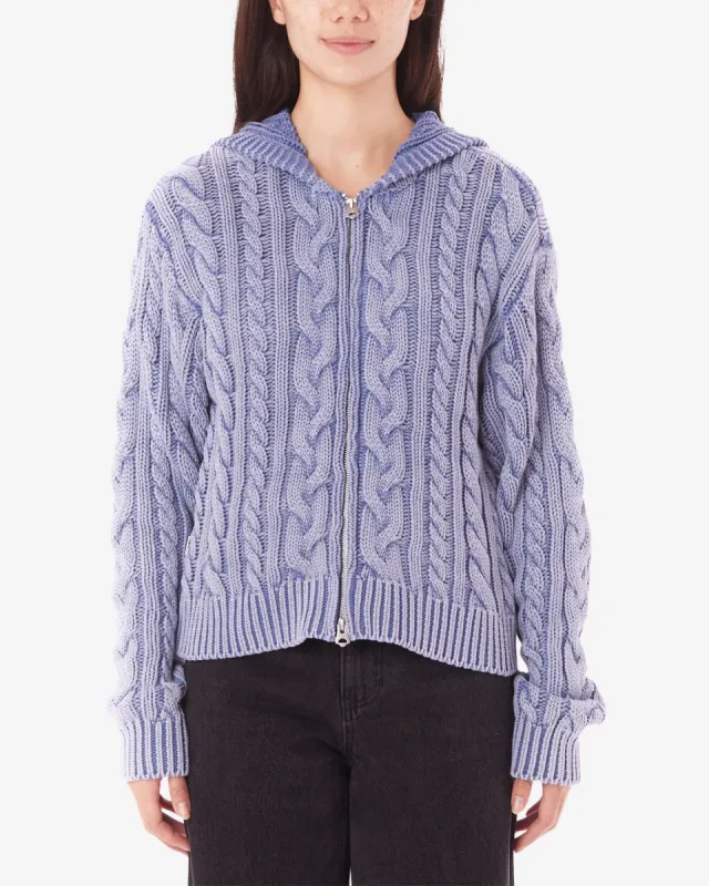 SUNSET FADE ZIP HOOD SWEATER sold by Obey