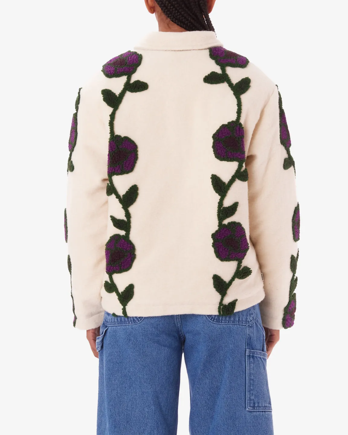 FIELDS JACQUARD SHERPA JACKET sold by Obey product image thumbnail 3