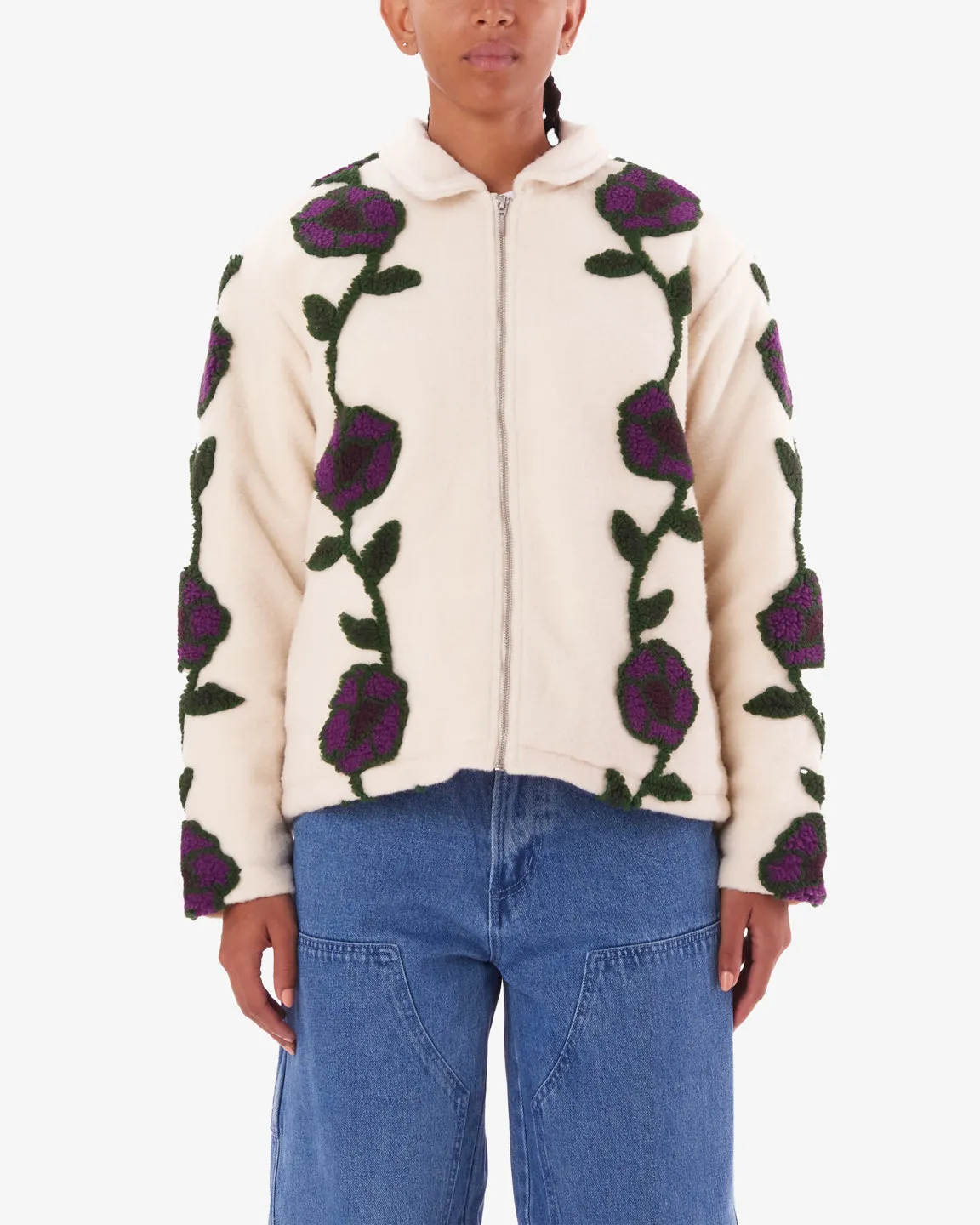 FIELDS JACQUARD SHERPA JACKET sold by Obey