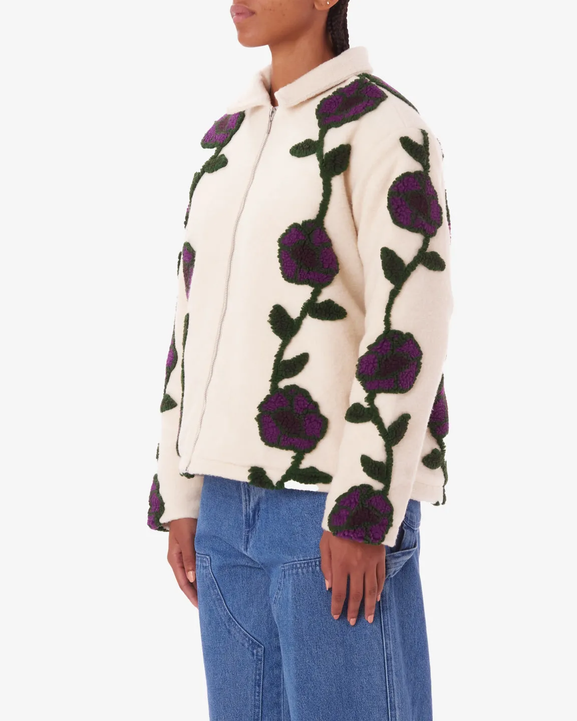 FIELDS JACQUARD SHERPA JACKET sold by Obey product image thumbnail 2