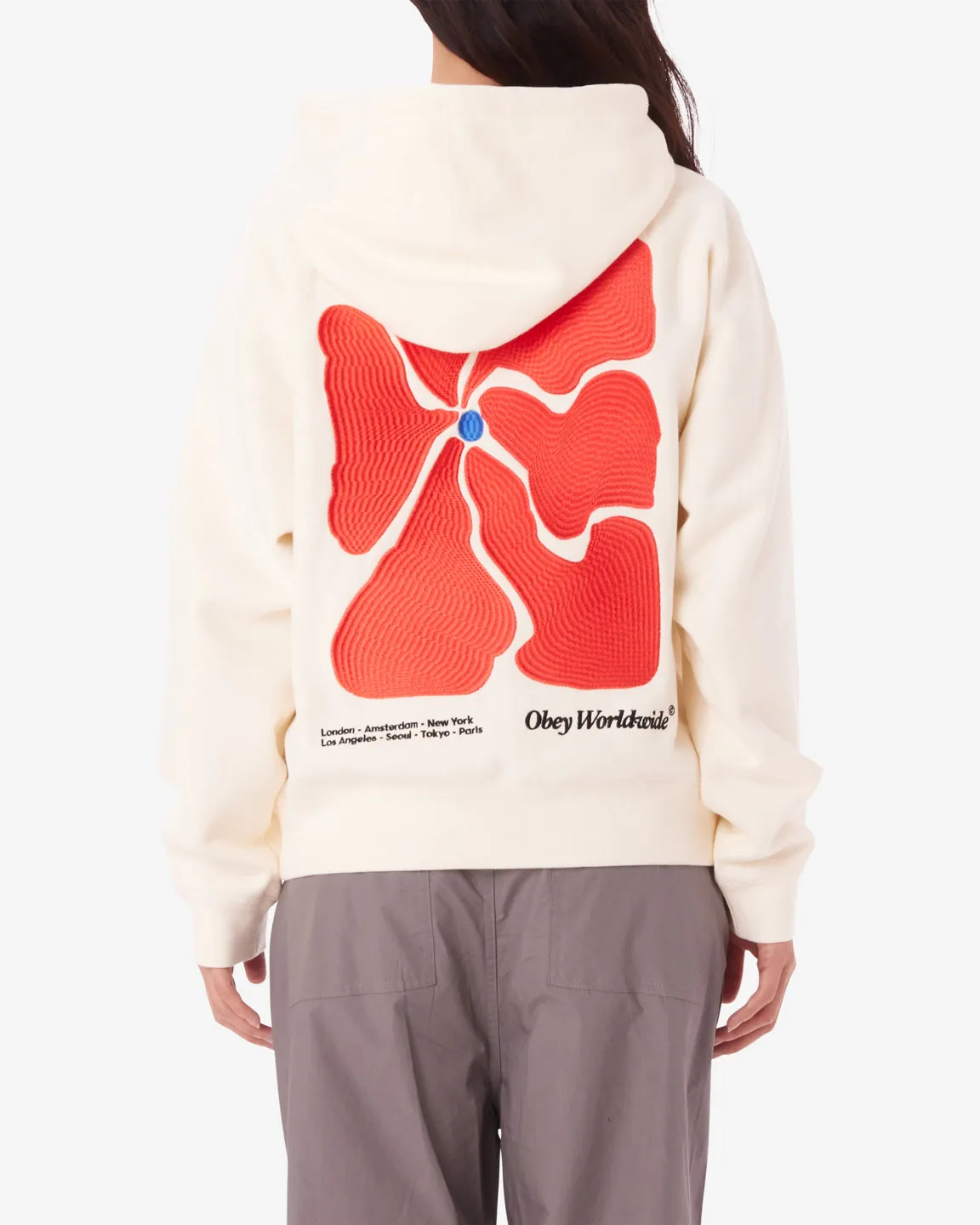 FLORA ZIP PULLOVER sold by Obey product image thumbnail 3