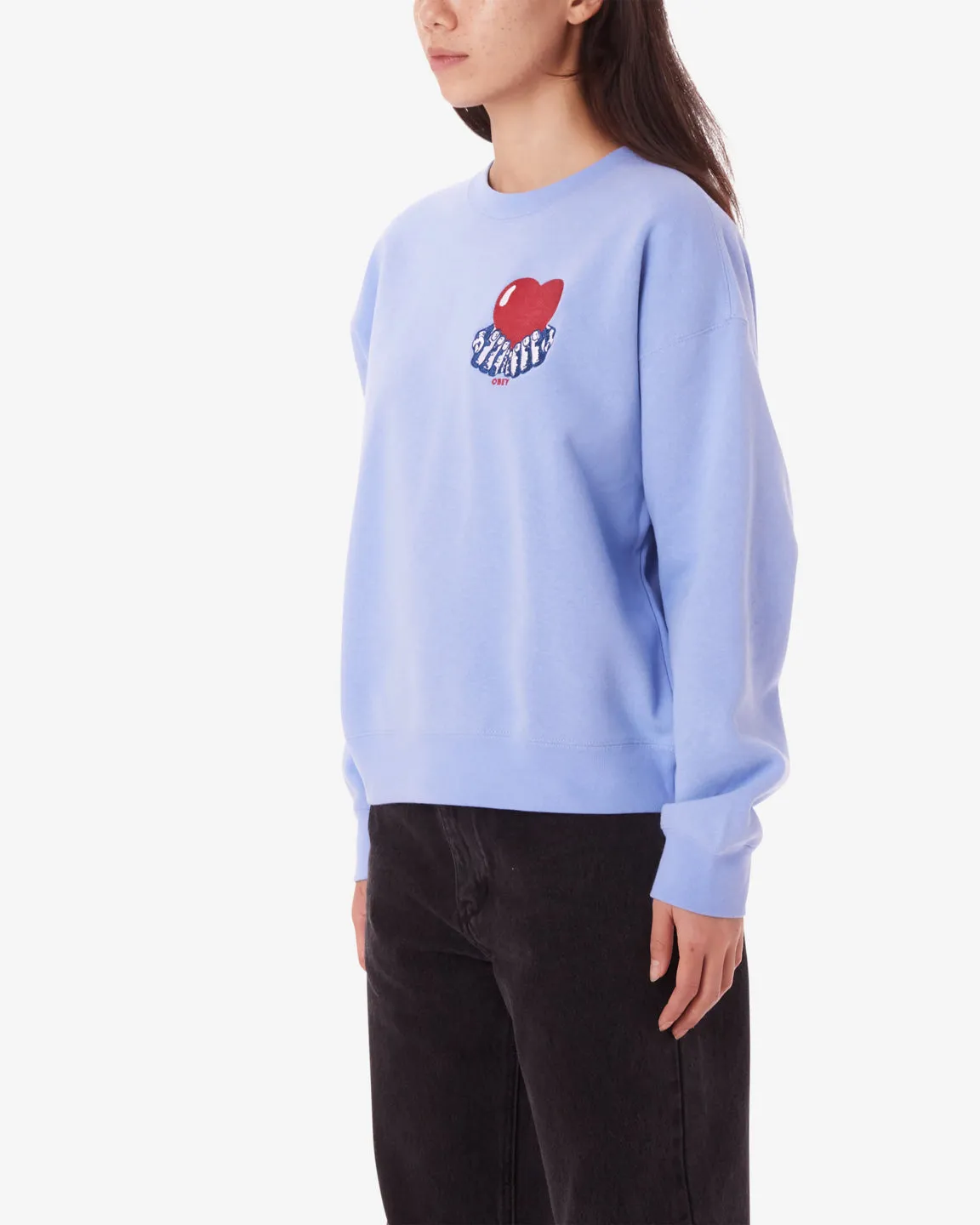HEART CREWNECK sold by Obey product image thumbnail 2