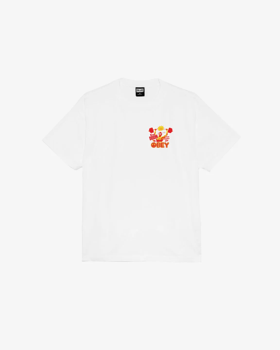 LIVE AGAIN NOW HEAVYWEIGHT T-SHIRT sold by Obey product image thumbnail 2