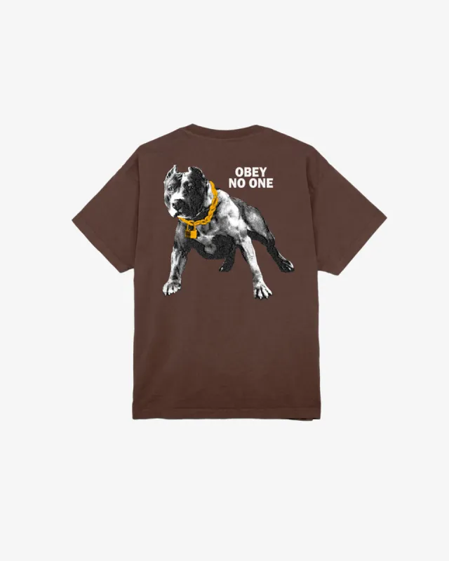 OBEY NO ONE HEAVYWEIGHT T-SHIRT sold by Obey