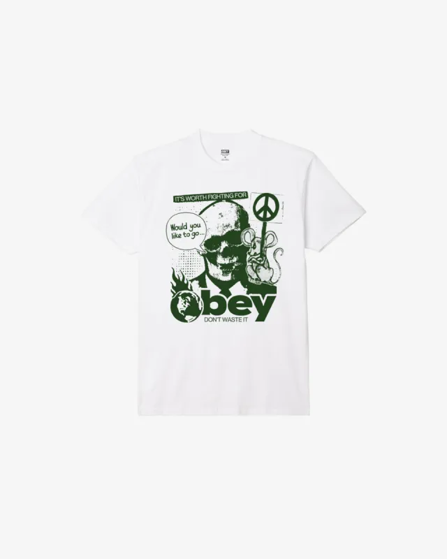 DONT WASTE IT CLASSIC T-SHIRT sold by Obey