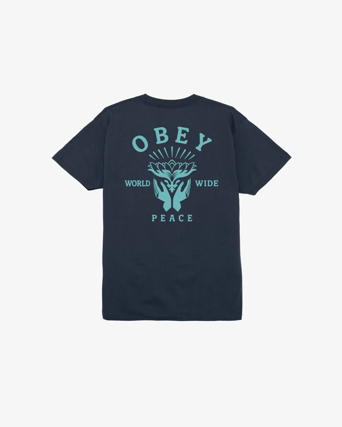 LOTUS WITH HANDS CLASSIC T-SHIRT sold by Obey