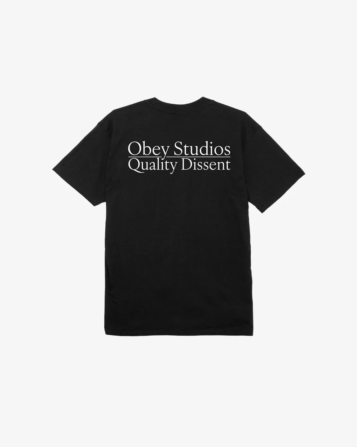 OBEY STUDIOS QUALITY DISSENT CLASSIC T-SHIRT sold by Obey