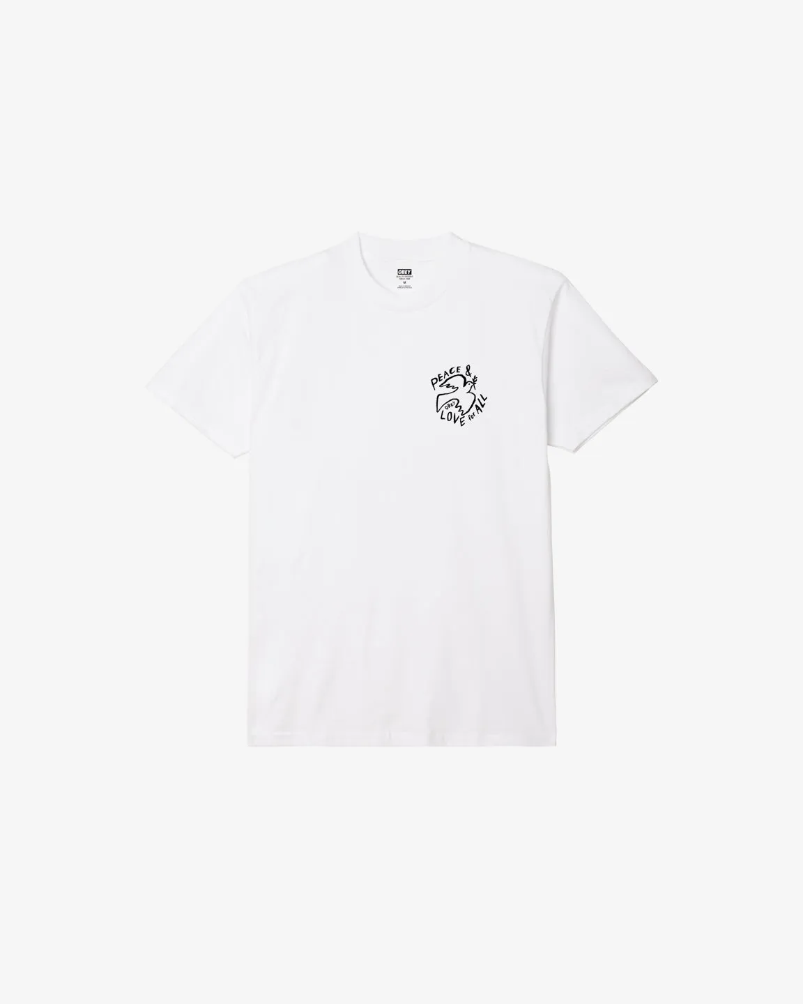 PEACE & LOVE FOR ALL CLASSIC T-SHIRT sold by Obey product image thumbnail 2