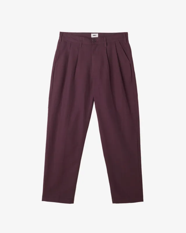 FUBAR PLEATED PANT sold by Obey