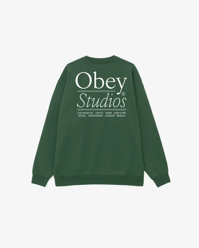 OBEY STUDIOS CREWNECK sold by Obey