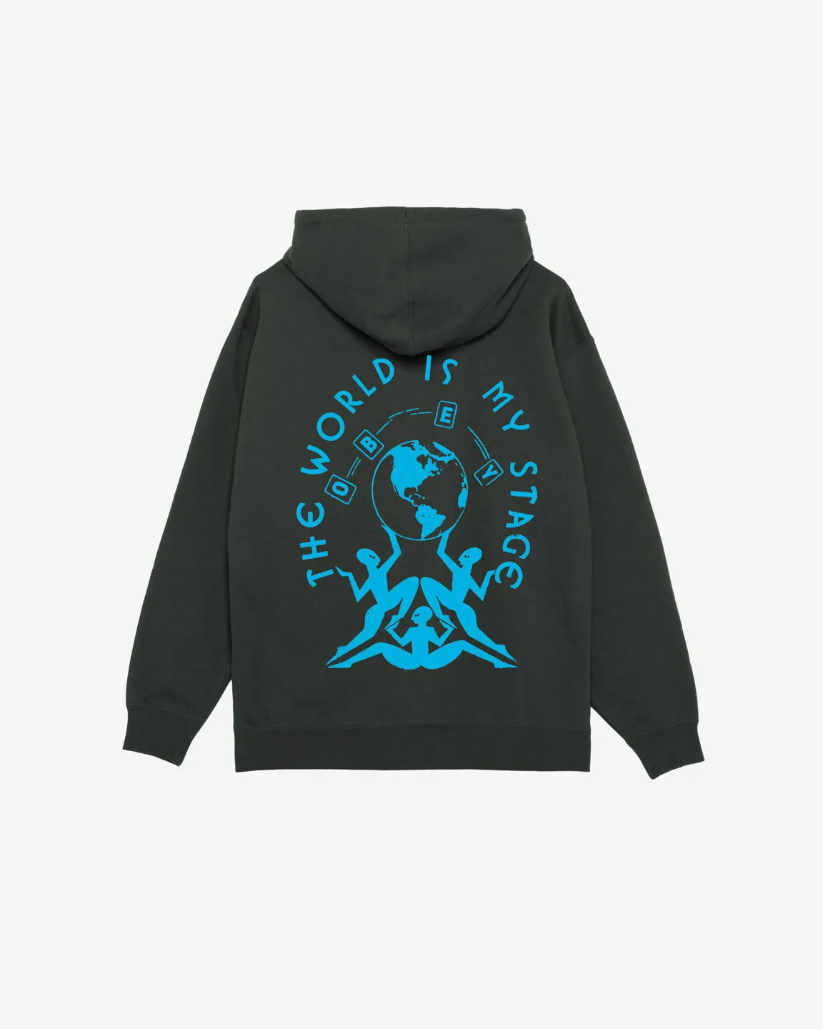 THE WORLD IS MY STAGE PULLOVER sold by Obey