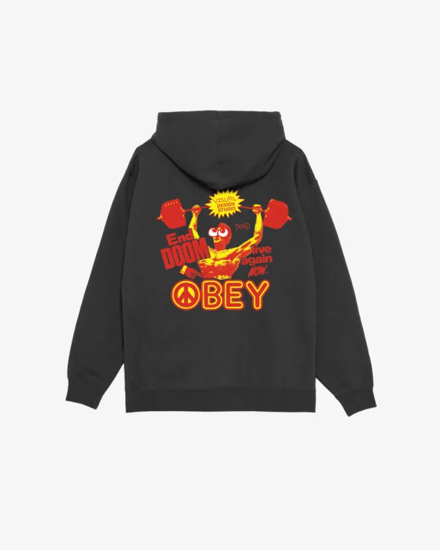 LIVE AGAIN NOW PULLOVER sold by Obey