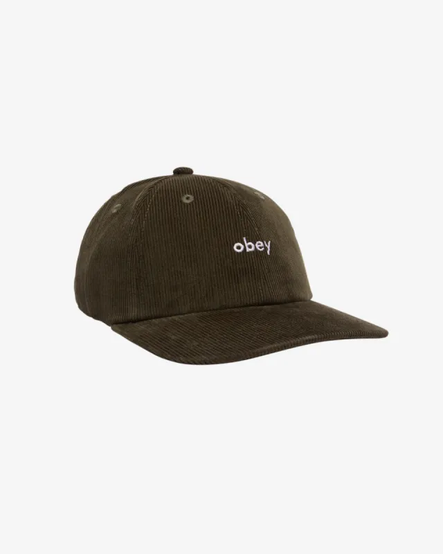 LOWERCASE CORDUROY HAT sold by Obey