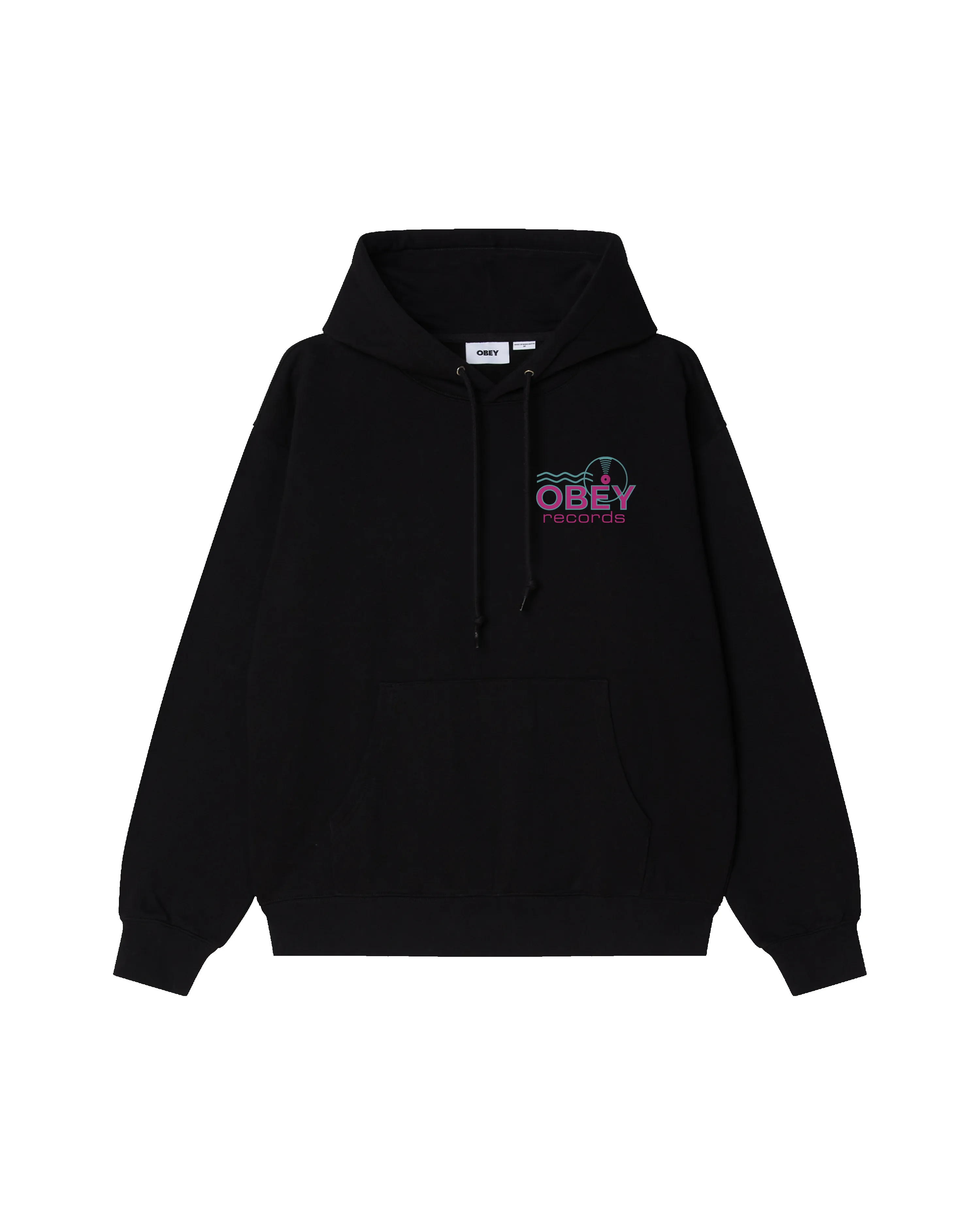 OBEY RECORDS SOUND WAVES PULLOVER sold by Obey product image thumbnail 2