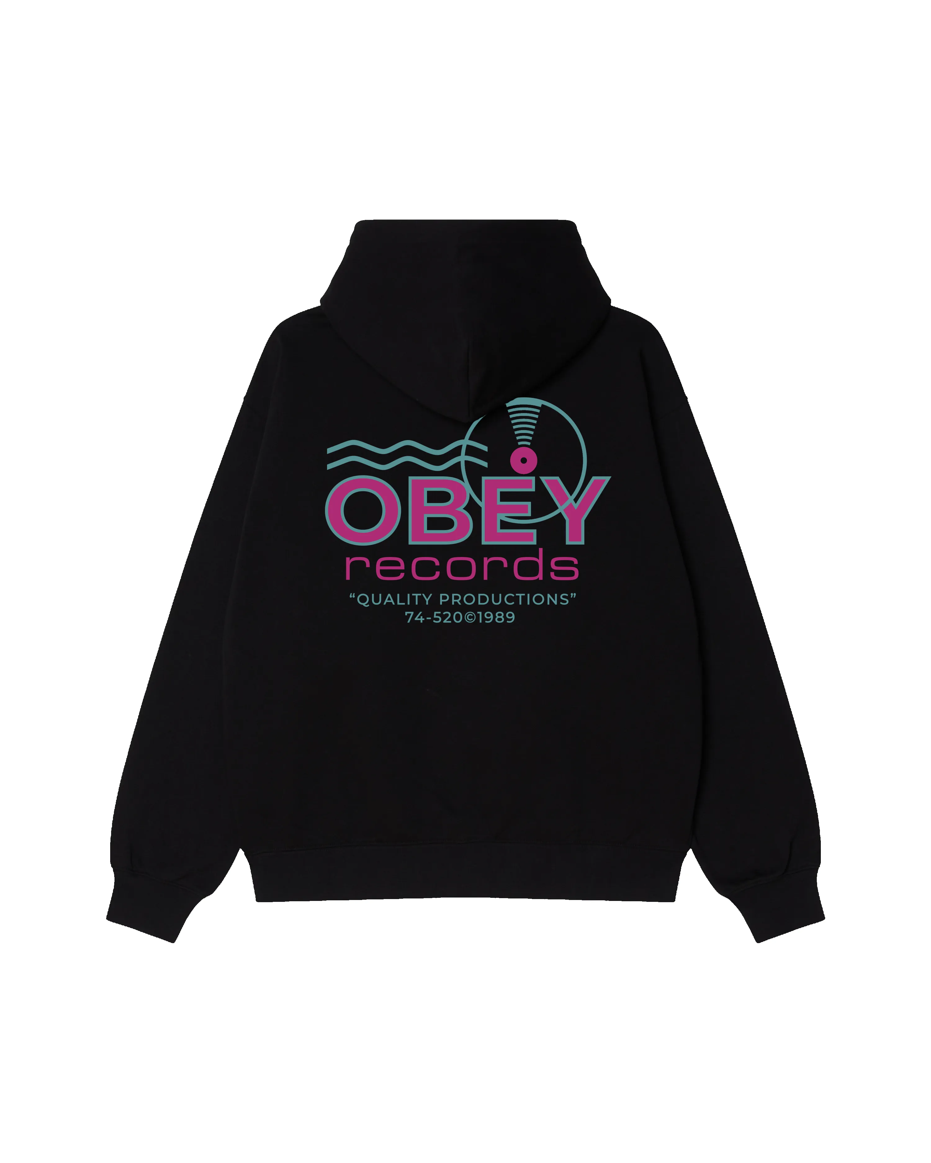 OBEY RECORDS SOUND WAVES PULLOVER sold by Obey
