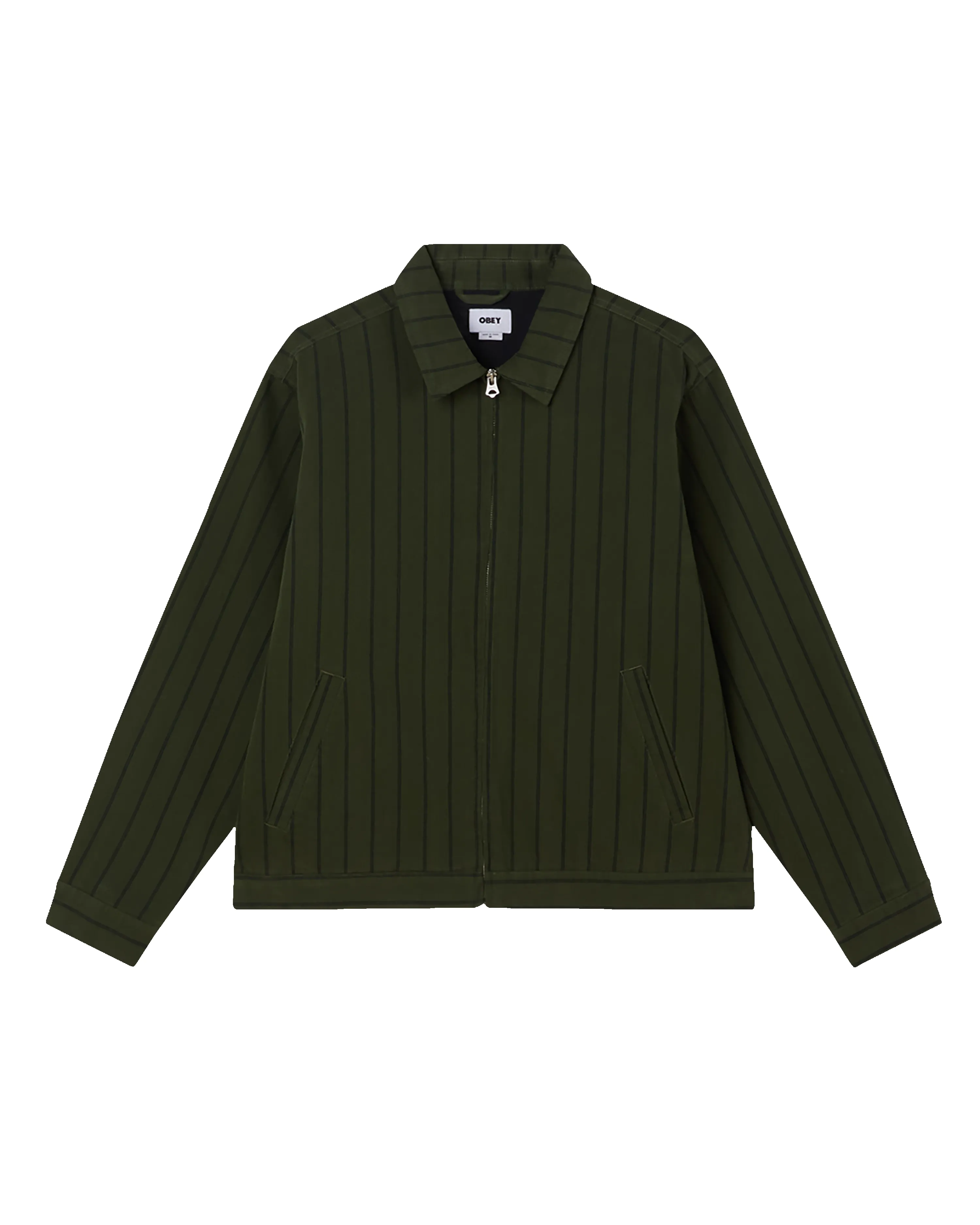 STRIPE ZIP JACKET sold by Obey