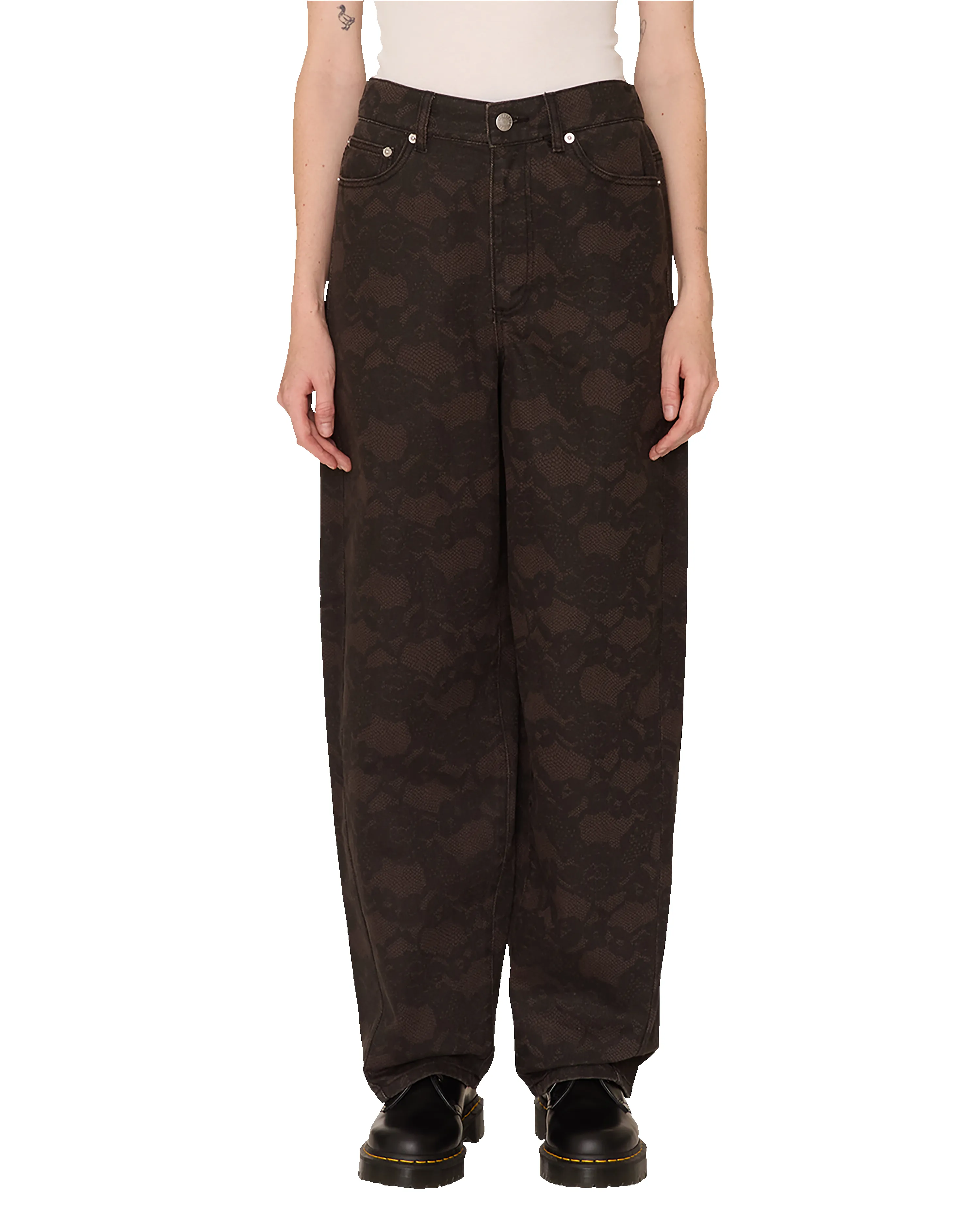 LEAH III BAGGY 5 PKT PANT sold by Obey