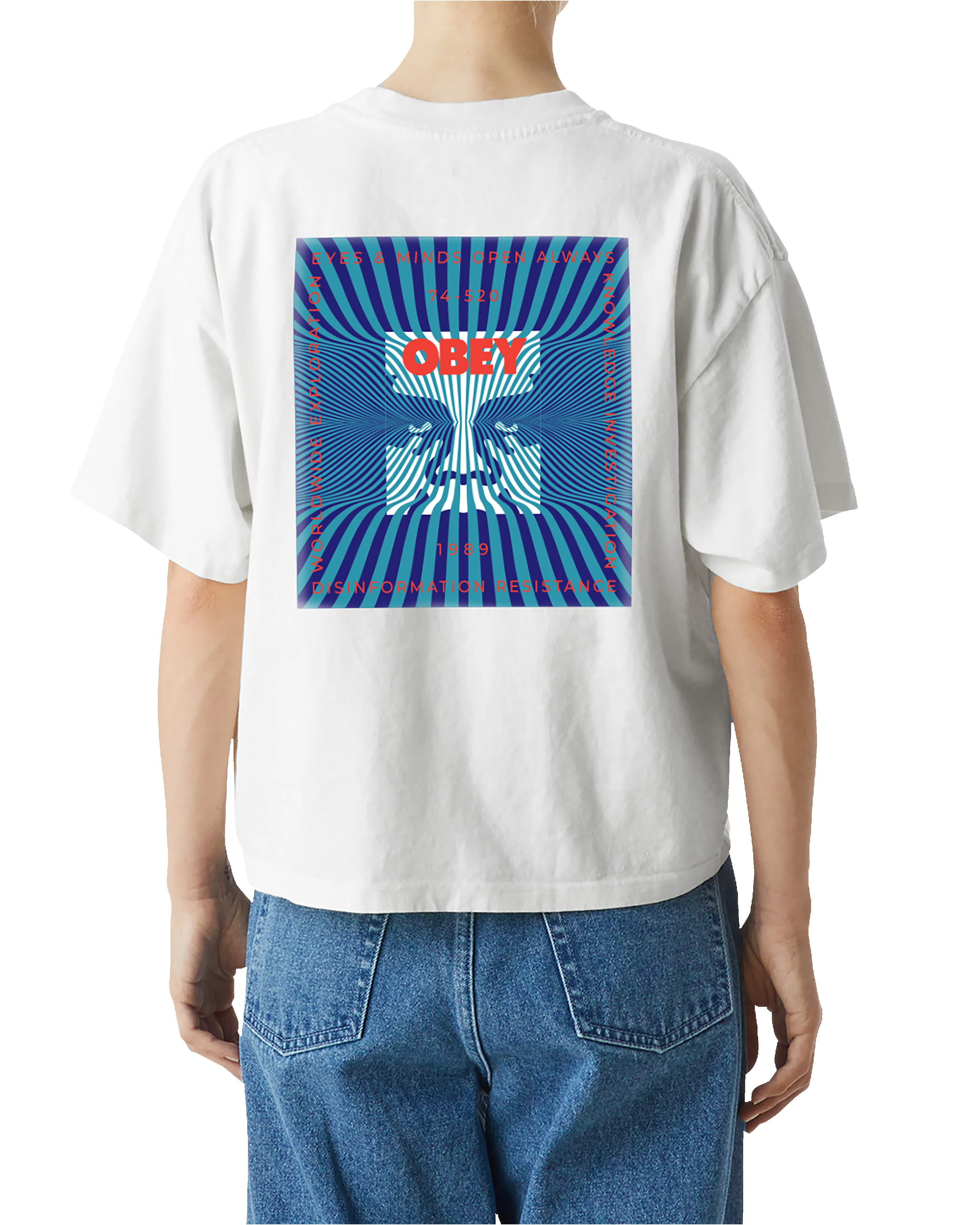 DISIFORMATION RESISTANCE RAEGAN T-SHIRT sold by Obey product image thumbnail 2