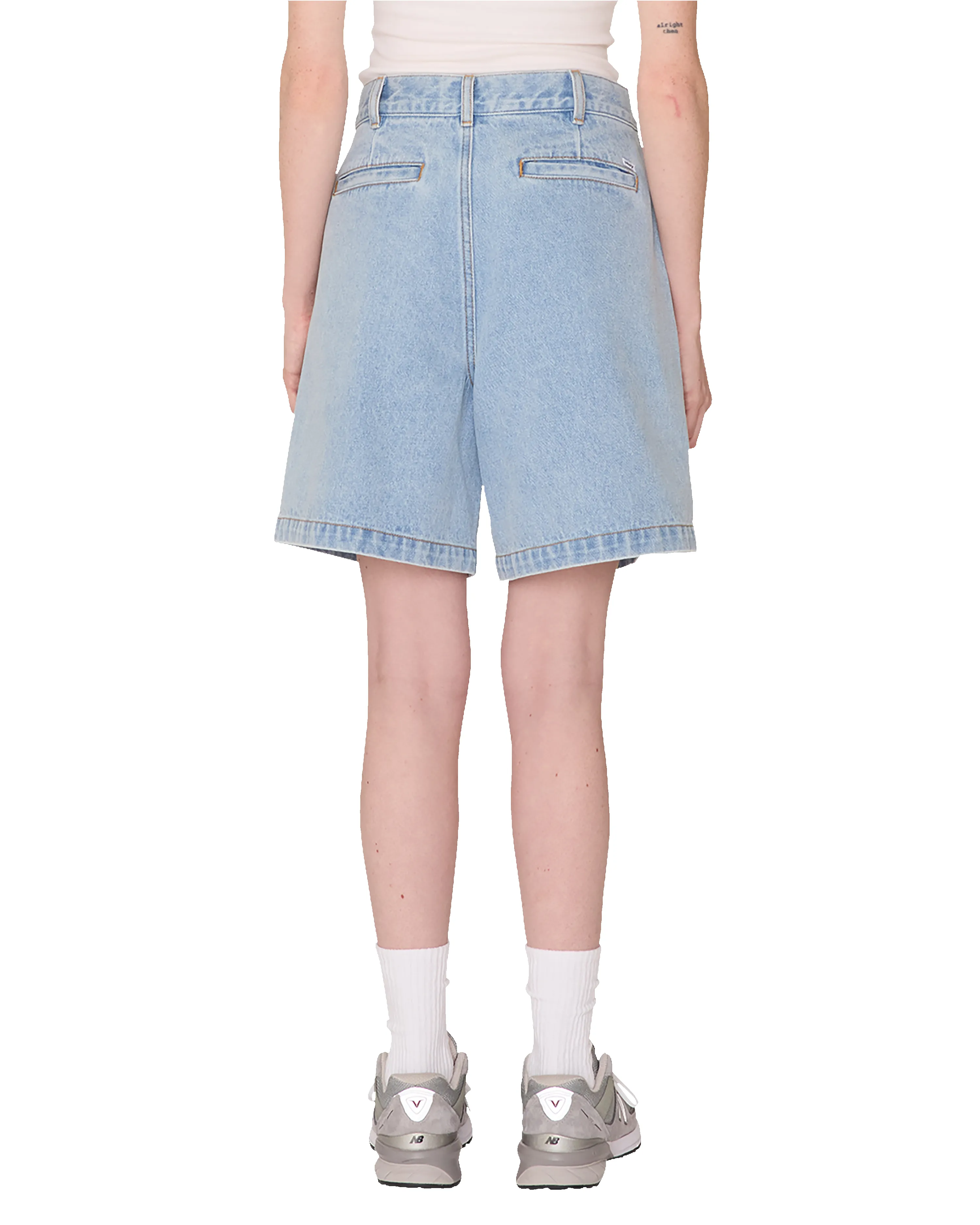 ELI II DENIM PLEATED SHORT sold by Obey product image thumbnail 3