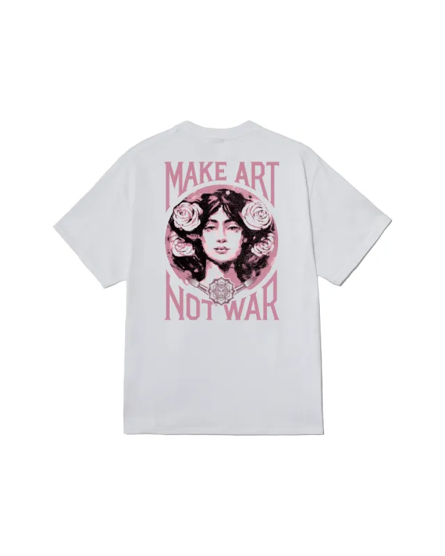 MAKE ART NOT WAR CLASSIC T-SHIRT sold by Obey