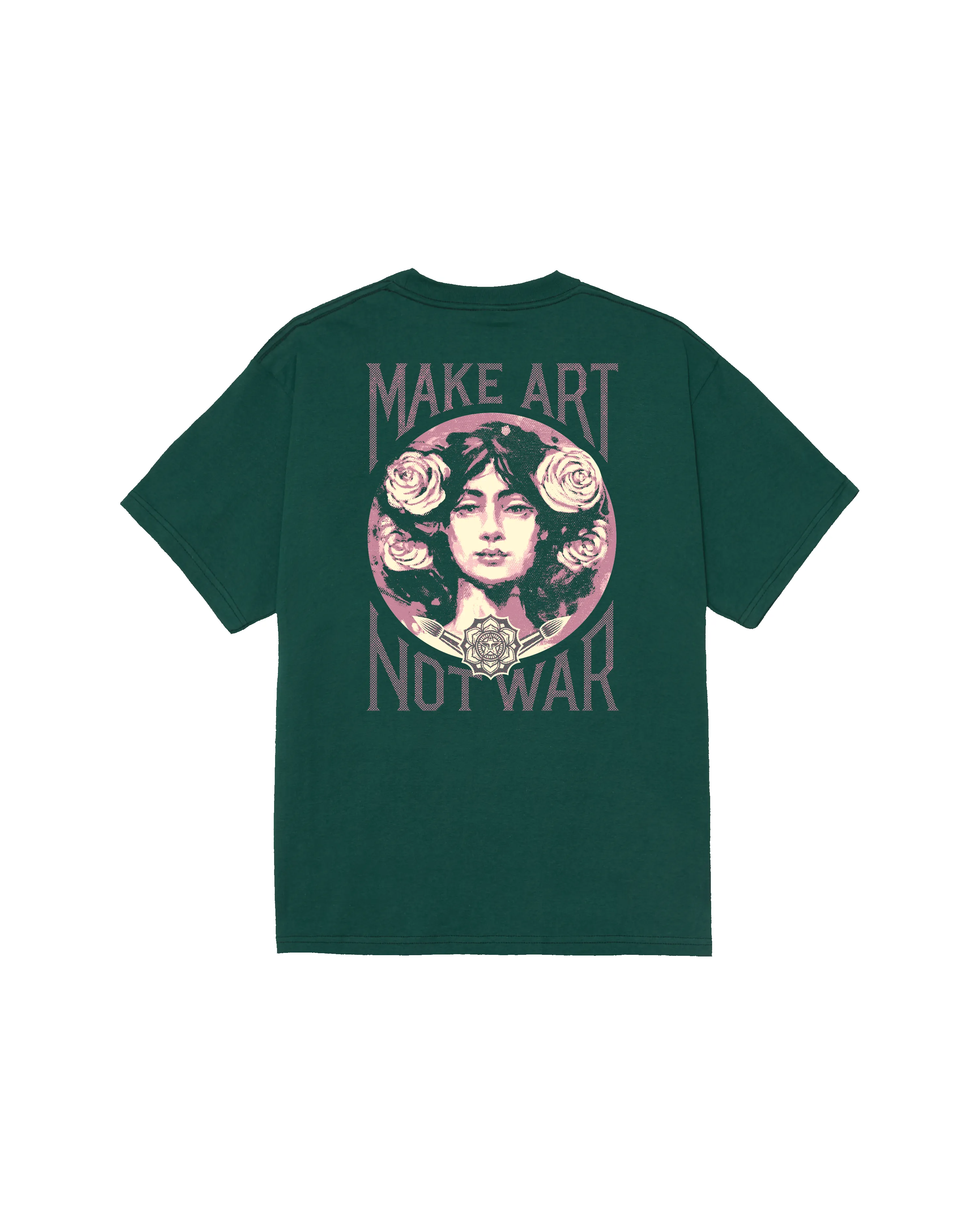 MAKE ART NOT WAR CLASSIC T-SHIRT sold by Obey