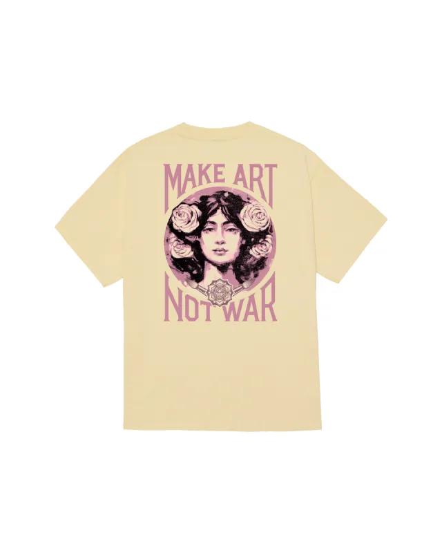 MAKE ART NOT WAR CLASSIC T-SHIRT sold by Obey