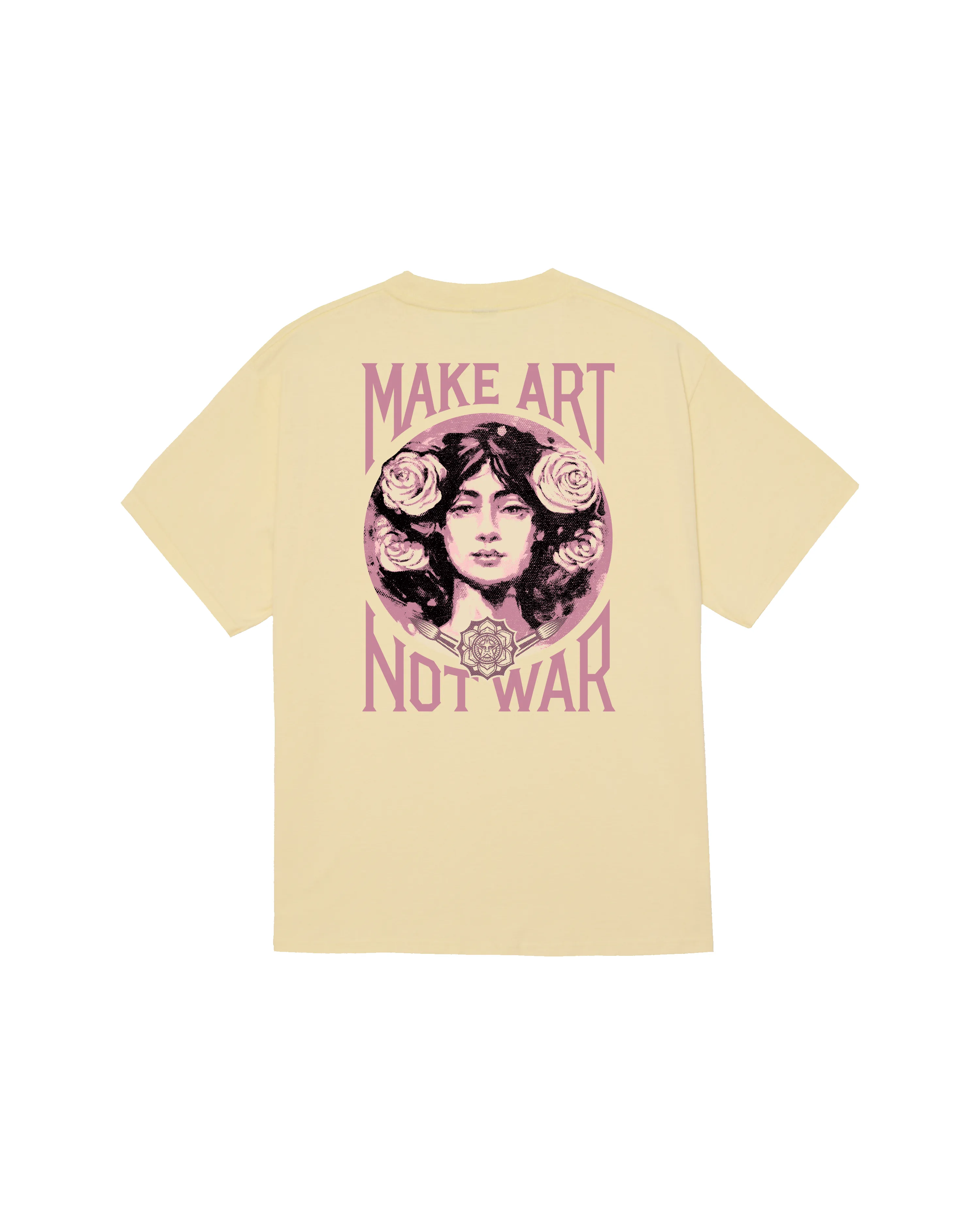 MAKE ART NOT WAR CLASSIC T-SHIRT sold by Obey