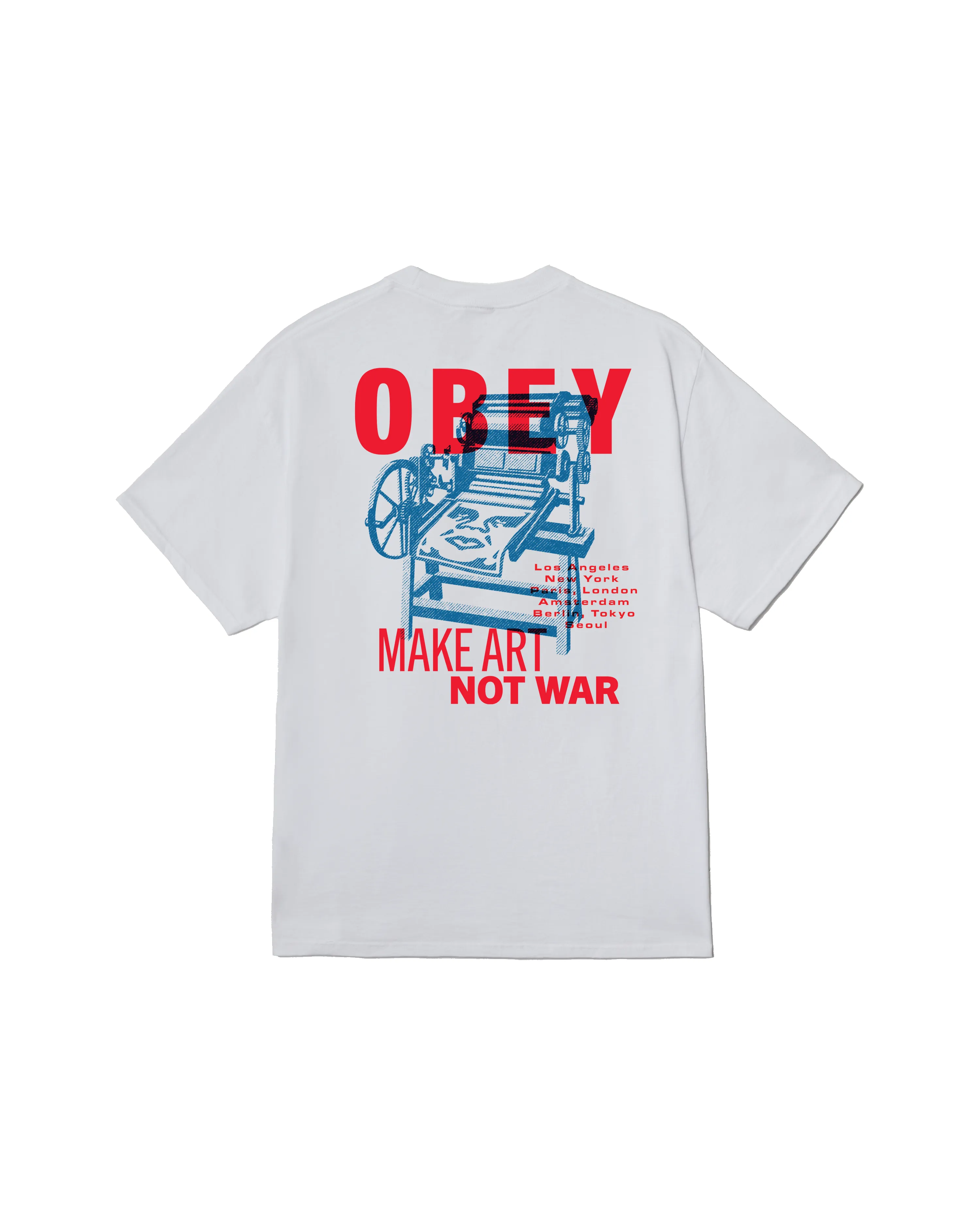 PRINTING PRESS MAKE ART CLASSIC T-SHIRT sold by Obey