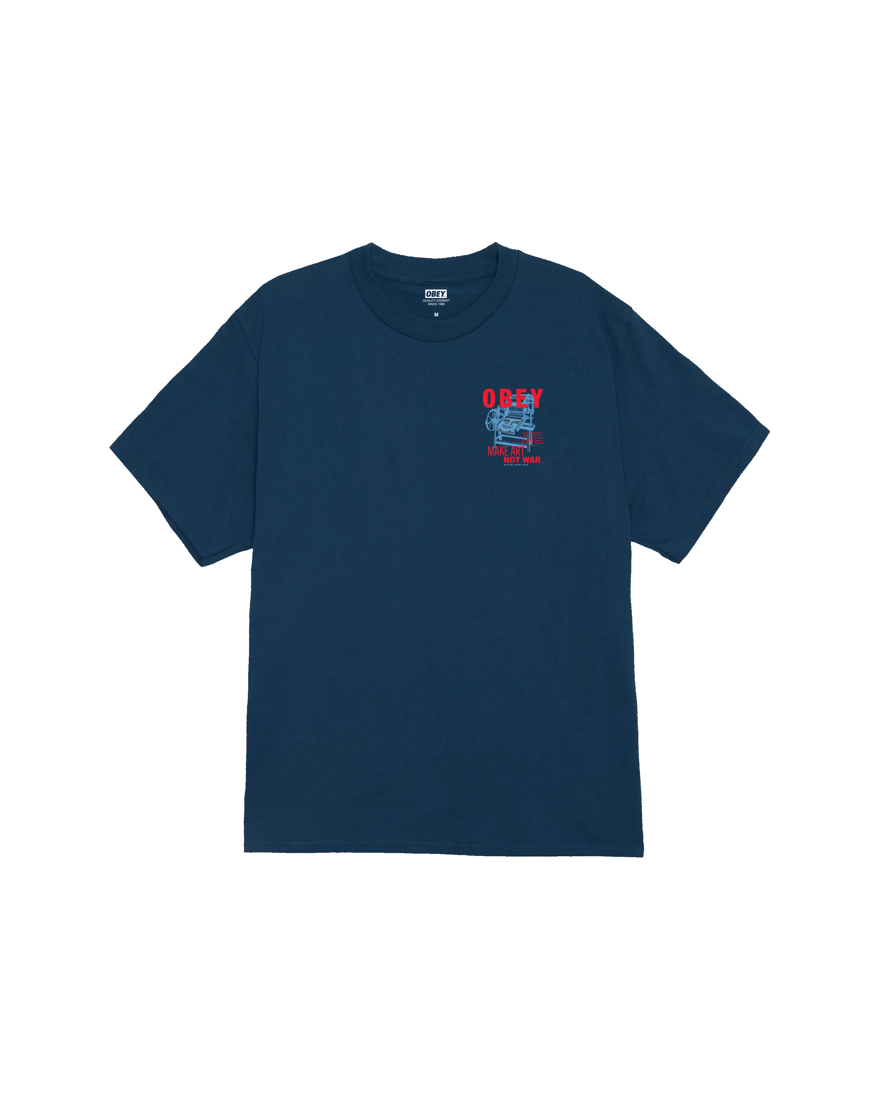 PRINTING PRESS MAKE ART CLASSIC T-SHIRT sold by Obey product image thumbnail 2
