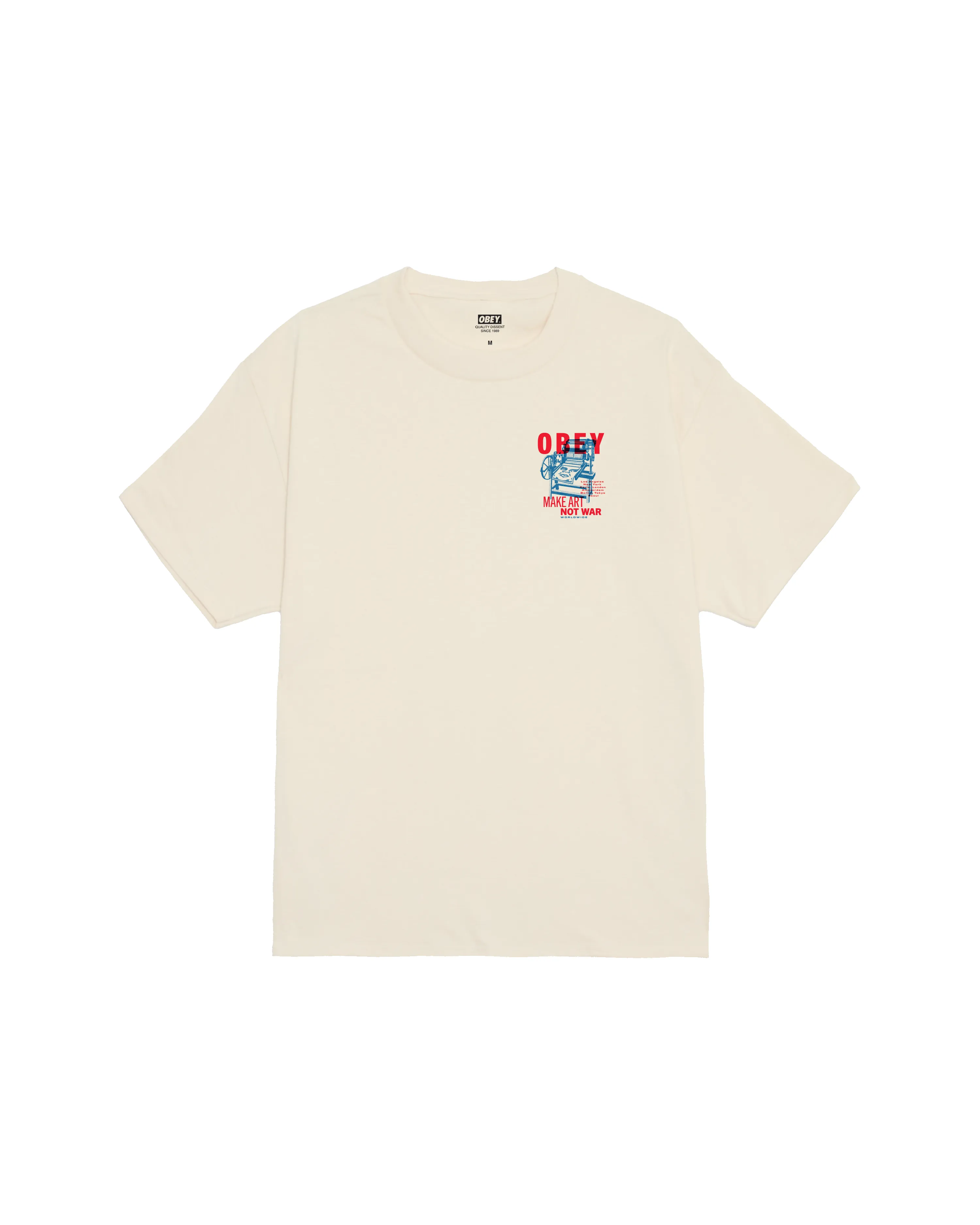 PRINTING PRESS MAKE ART CLASSIC T-SHIRT sold by Obey product image thumbnail 2