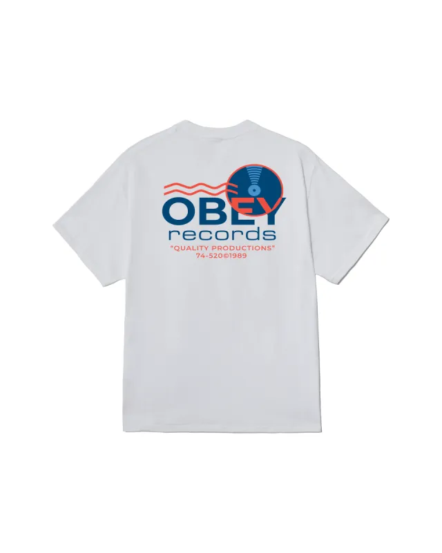 OBEY RECORDS SOUND WAVES CLASSIC T-SHIRT sold by Obey