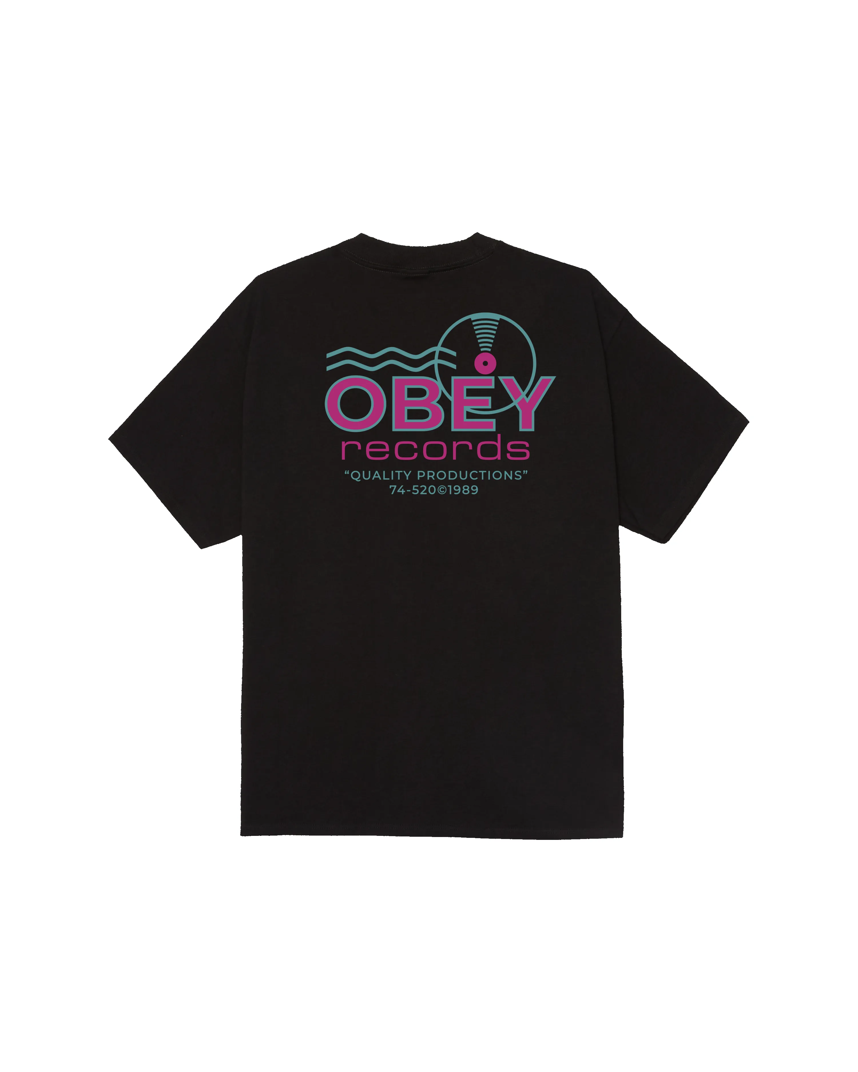 OBEY RECORDS SOUND WAVES CLASSIC T-SHIRT sold by Obey