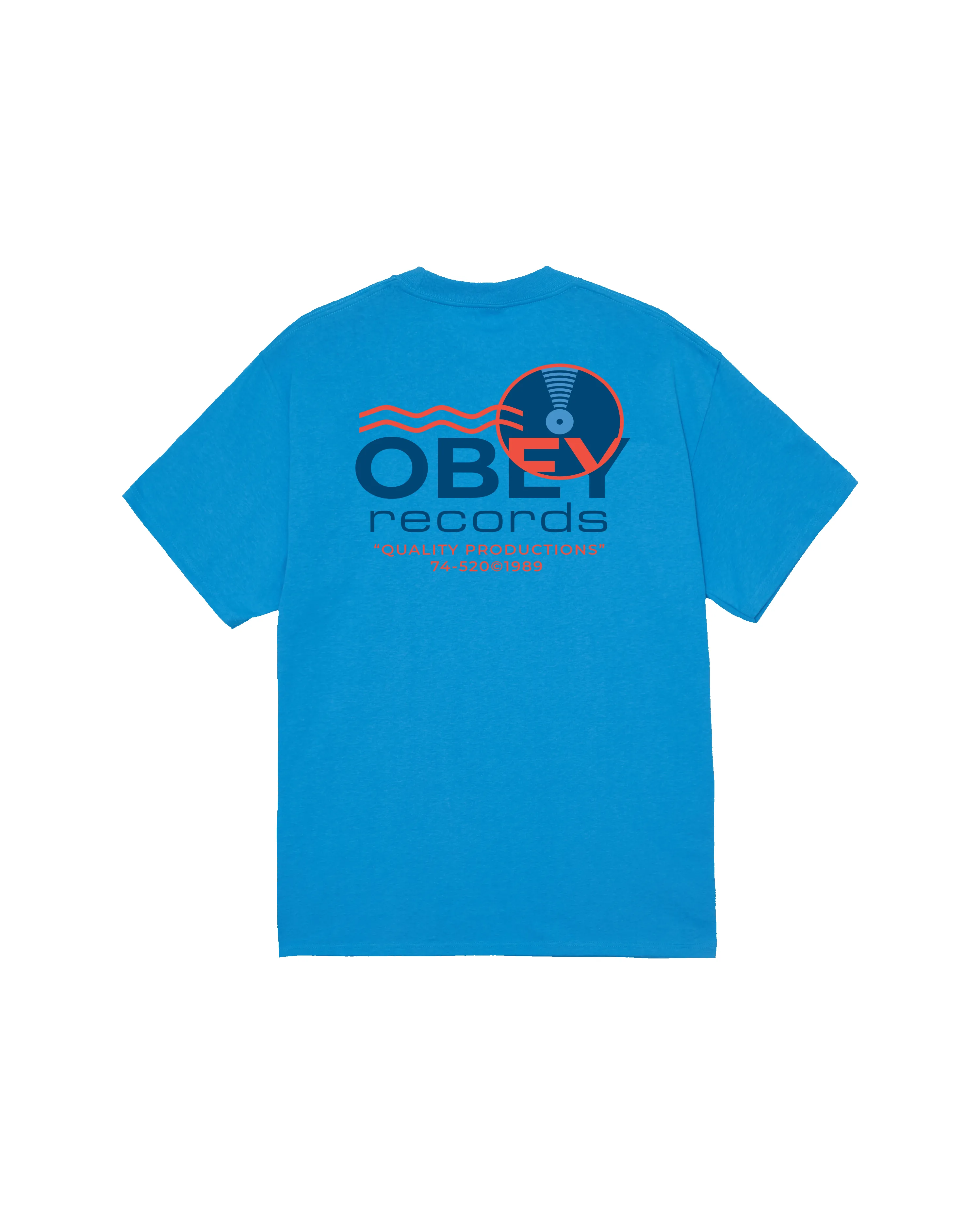 OBEY RECORDS SOUND WAVES CLASSIC T-SHIRT sold by Obey